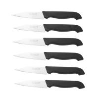 DESEOS Set 6 cuchillos mondador Family | Cuchillo de mesa | Hoja acero inox | Mango ergonómico | Multiusos | 18.5 cm - details 0