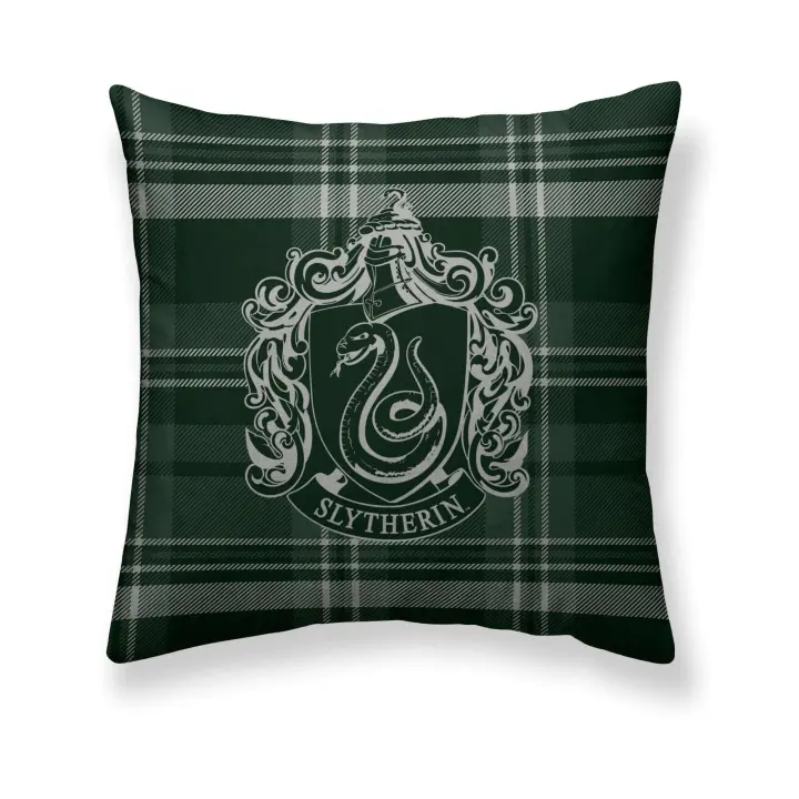 BL Belum  Funda cojín Harry Potter, Funda de cojín 100% algodón 50x50cm Modelo Slytherin Cuadro A - 1