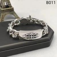 Pulsera de Cruz Gruesa para Hombres - Estilo Vintage y Rebelde，Talla 18cm/20cm/22cm - details 7