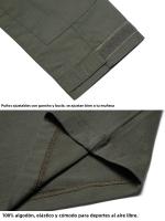 Camisa De Combate Para Hombre Con Manga Larga Y Cierre De 1/4 En Tela De Ripstop Algodón Táctico Disponible En Azul Marino Y Camuflaje Para Airsoft - details 14