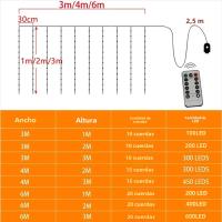 Guirnalda De Luces LED USB Para Navidad Y Fiestas 8 Modos De Iluminación 3/4/6m Decoración Para Jardín Casa Bodas Interior Exterior - details 13
