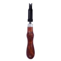 1Pcs Herramienta De Grabado Ajustable En V Para Madera Y Cuero Durable Manija De Madera Herramientas De Arte Y Manualidades - details 0