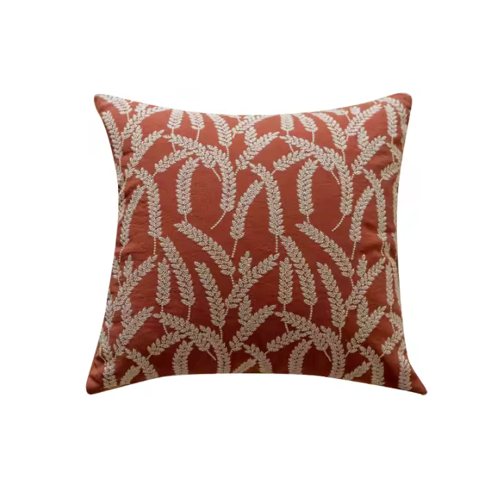 ILOVEHOME Juego de 2 Fundas de Cojín 45x45cm - Fundas Bordadas Modernas y Decorativas con Cremallera para Sofá, Coche, Cama, Sillas, Oficina, Dormitorio, etc. - 1