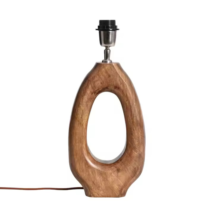 Ledkia Base Lámpara de Mesa Madera Darshan ILUZZIA - 1