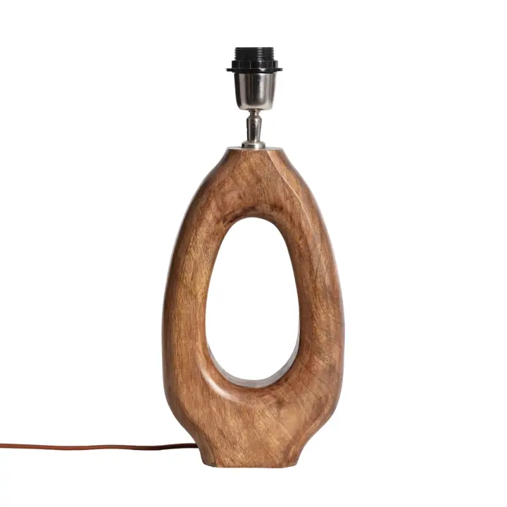 Ledkia Base Lámpara de Mesa Madera Darshan ILUZZIA - 1