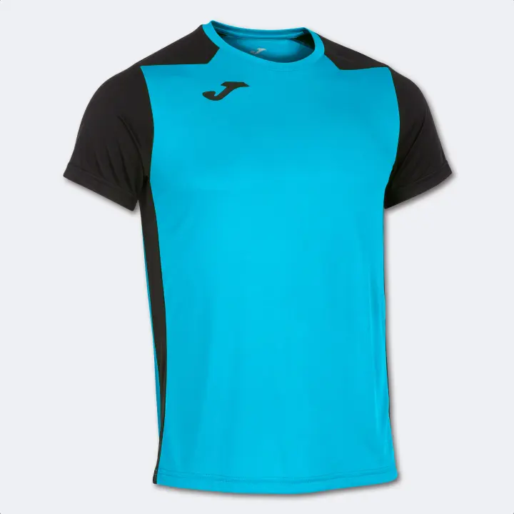 Camiseta M/C Hombre Joma Record II 102223 Turquesa Flúor Marino 013 Transpirable - 1