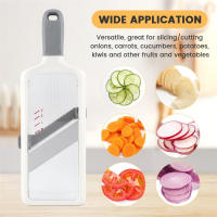 LMETJMA Slicercito Manual Multifuncional Con Cuchilla De Acero Inoxidable Ajustable Cortador De Verduras Y Queso JT237 - details 1