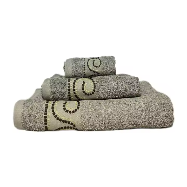 ILOVEHOME - Juego de Toallas de Baño 100% Algodón 450G - Set de 3 Piezas en Colores Variados , Incluye una toalla de tocador (30x50cm), una toalla de lavabo (50x100cm) y una toalla de sábana (100x150cm) - 1