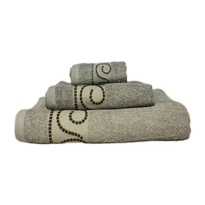 ILOVEHOME - Juego de Toallas de Baño 100% Algodón 450G - Set de 3 Piezas en Colores Variados , Incluye una toalla de tocador (30x50cm), una toalla de lavabo (50x100cm) y una toalla de sábana (100x150cm) - 1