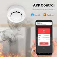 Detector De Fuma ONENUO Tuya ZigBee Alarma De Incendio Para Seguridad Doméstica Controlada Por App Smart Life Protección De Seguridad Contra Fuego - details 3