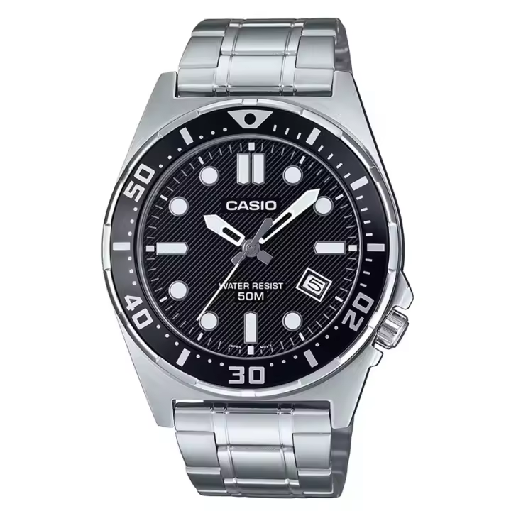Reloj CASIO MTD-135D Diver Style para Hombre Esfera Negra - 1