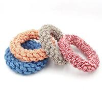Juguete Para Perros Grande Diametro 17CM Resistente Mordida Redondo De Cuerda Juguete Para Masticar Para Perros Medianos Y Grandes Accesorios Para Golden Retriever Weimaraner - details 6