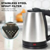 Hervidor Eléctrico De Acero Inoxidable 304 Portátil 2L Tetera Para Café Con Calefacción Rápida 1500W Función De Apagado Automático Base Rotatoria De 360 Grados Para El Hogar - details 1