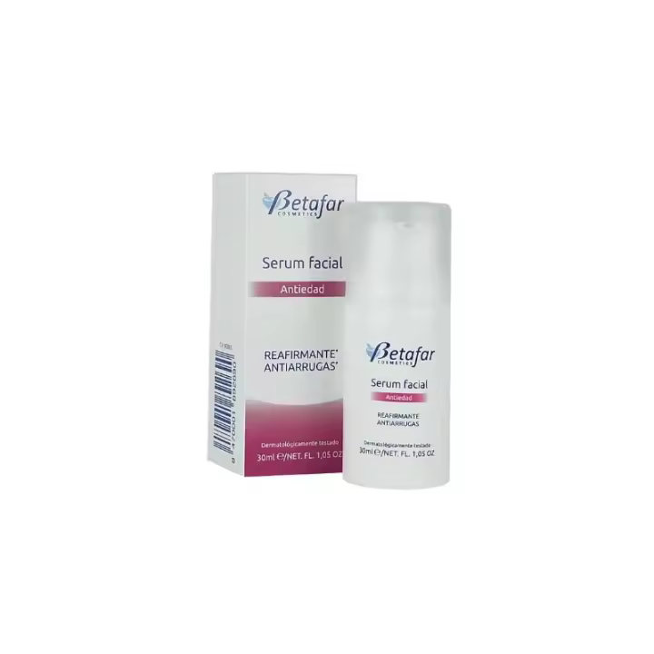 Serum facial antiedad, reafirmante Betafar ideal para rellenar arrugas, redensificar la piel y aumentar la iluminosidad de la cara , sérums para el cuidado de la piel. - 1