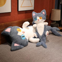 Muñeco De Peluche De Gato Con Ojos Grandes Y Diseño De Ballena Creativa Suave Y Cartoon Juguete Para Niños Regalo De Navidad - details 10