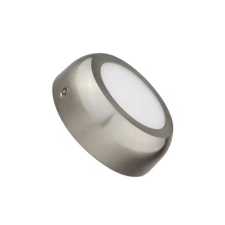 Ledkia Plafón LED 6W Circular Metal Ø120 mm Design Silver - 1