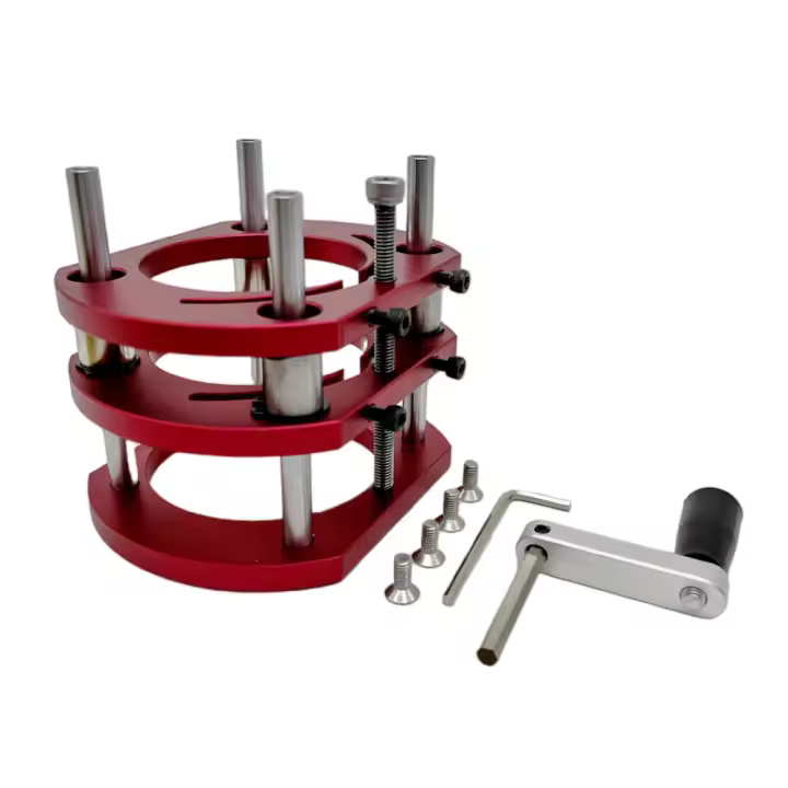 Sistema De Elevación De Router Para Trabajos De Madera Con Placa De Aluminio Para Motores De 65mm Herramientas DIY De Grabado Y Trimmer De Mesas - 1