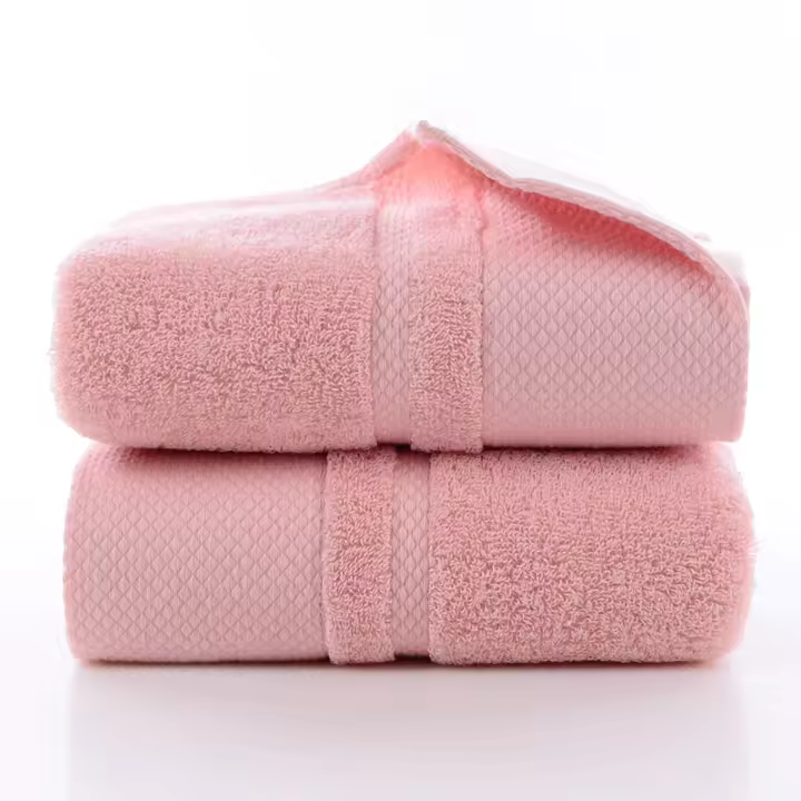 Juego De Toallas De Algodón Bordadas 3 Piezas 35x75cm 70x140cm Toallas De Baño Geométricas Para Mano Rostro Y Ducha Toallas De Baño - 1