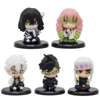 Set De 15 Figuras Q Demon Slayer Con Tanjiro Nidouzi Inosuke Zenizu Muñecos De Acción Modelo De Película Juguete Para Coleccionistas - details 4
