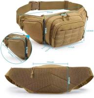 Riñonera táctica multifunción para hombre, bolso de nailon para hombro, senderismo, teléfono móvil, deportes, camuflaje de alta capacidad, novedad - details 1