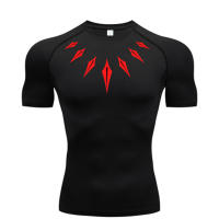 Camiseta De Compresión Para Hombre Anime Fitness Running En Gimnasio T-Shirt Deportiva Secado Rápido Top Para Verano - details 10