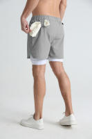 Nuevos Shorts De Verano Para Hombre Doble Capa Gimnasio Deportivo Secado Rápido Entrenamiento 2 En 1 Multibolsillos Pantalones De Correr - details 25