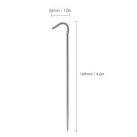 6pcs/10pcs Clavos De Tienda De Térmico Con Encaje Para Acampar Accesorios De Camping Resistente Al Desgaste Y Peso Ligero - details 2