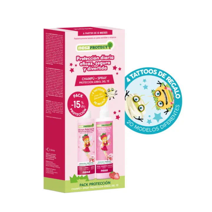 Pack Champú+Spray Nosaprotect Fresa - 1
