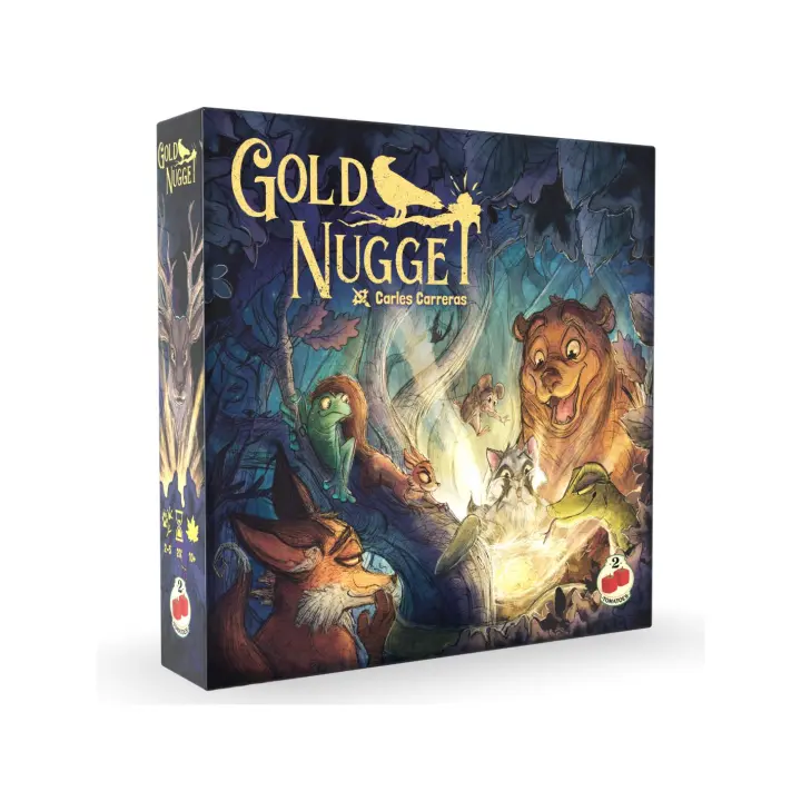 2Tomatoes Games | Gold Nugget | Strategy & Deception Board Game | Encourages Critical Thinking and Social Interaction | Family Gatherings and Game Nights | English | Fantasy Animals - 1