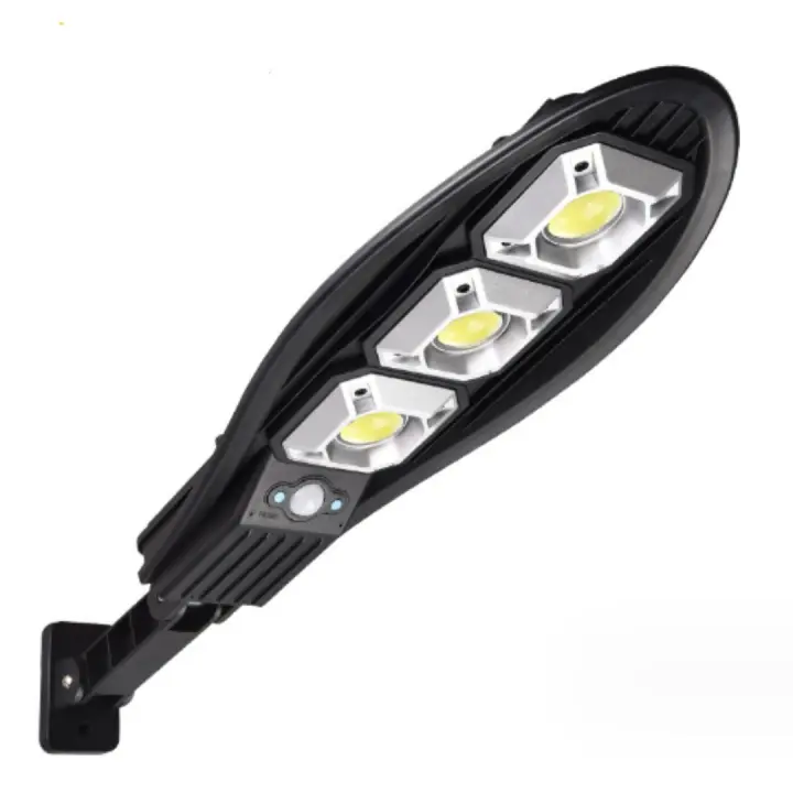 Lampara Led grande con panel solar integrado con 3 modos de iluminacion y mando a distancia Potente 45W 300 - 1