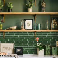 Pegatina De Pared 3D Falsa Drip Tile Autoadhesiva Kuujojo Para Cocina Sala De Estar Y Baño Fácil De Quitar Tamaño 12x12 Pulgadas - details 49
