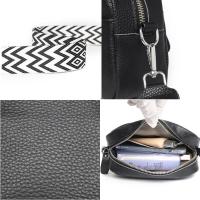 Bolso de hombro de cuero Genuino para Mujer, Bandolera de color sólido, de lujo, 2023 - details 2