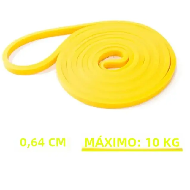 Banda De Resistencia De Látex Fuerte Para Ejercicio De Pilates Y Fitness Elasticidad Aumentada Para Ayudar En Pull up En Casa Gimnasio - 1