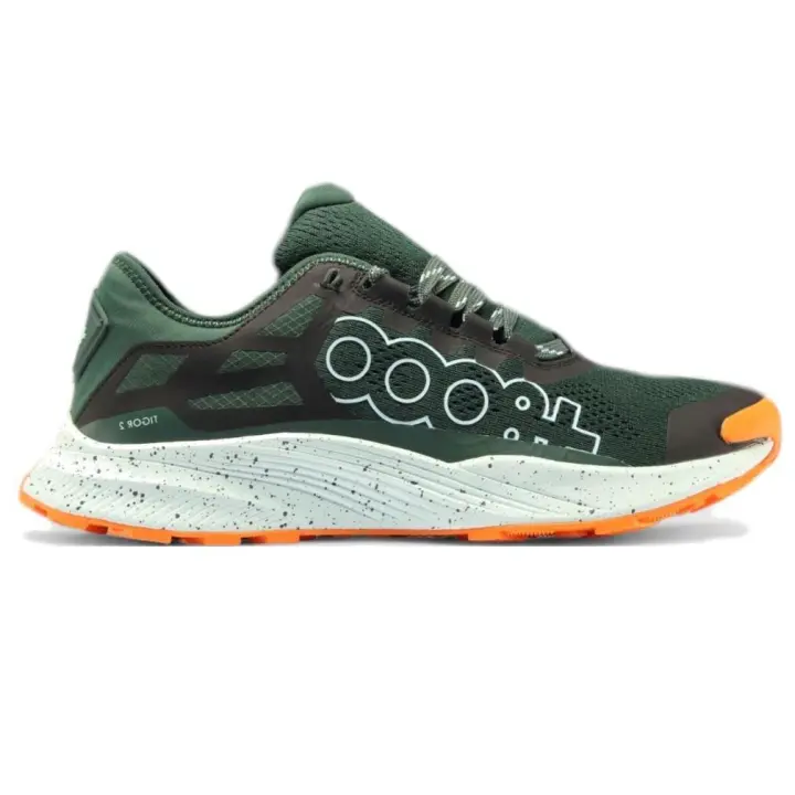 +8000 Tigor 2 24I Zapatillas deportivas para hombre en verde de piel sintética - 1
