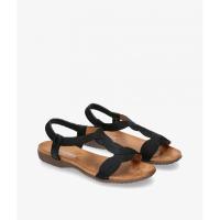 AMARPIES ABZ23572 Sandalias planas de Mujer 32592 24V SANDALIA TIRA TRENZA NEGRO - details 0