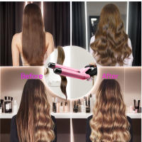 IRUIBEAUTY Hierro De Rizado De Cabello Profesional Tres Barras Cerámicas Estilo Cabello Y Ondulador Herramientas De Peinado Para Cabello Seco E Humedo - details 5
