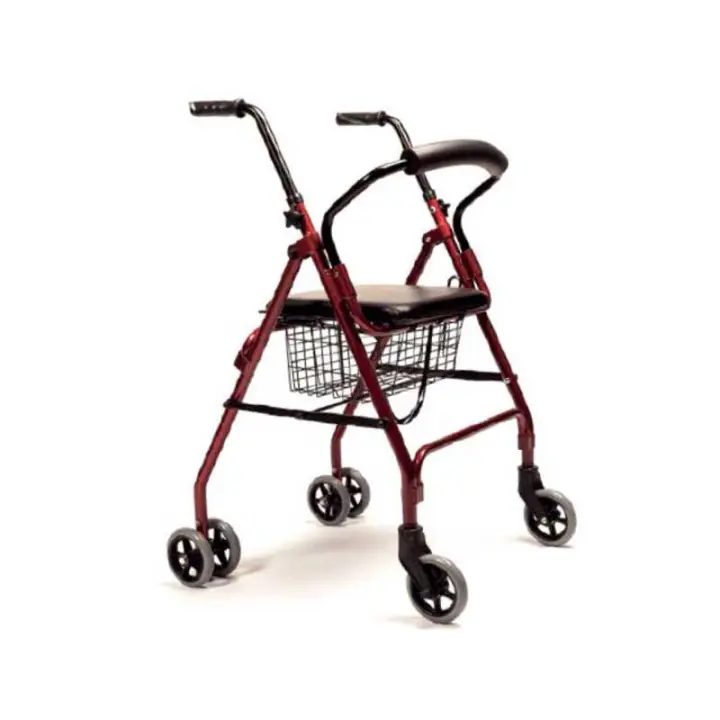 PRIM-Andador freno push con asiento y cesta – A221 - 1