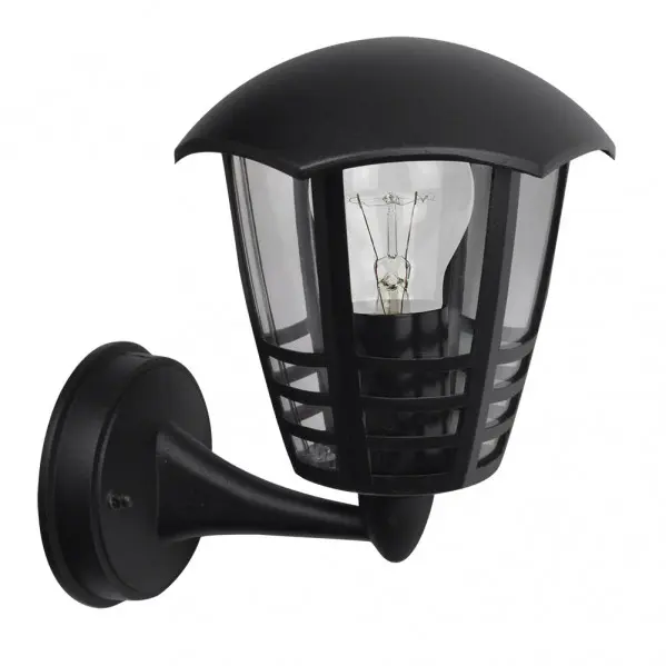FABRILAMP Aplique Exterior Aluminio Negro IP44 24x21,5x18 Cm - 1