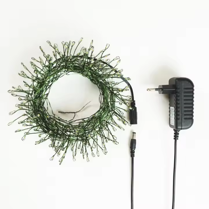 Luces Fae Led 10M Cable Verde Para Decoración De Navidad Arbol Bodas Dormitorio Hogar Exterior IP65 Material De Cobre Plástico LED - 1