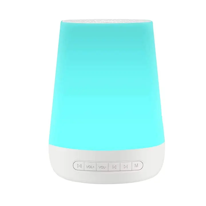 Máquina Inteligente de ruido blanco para dormir para bebés, luces nocturnas coloridas, 34 sonidos calmantes, compatible con aplicación de Control remoto - 1