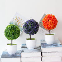 Planta Artificial De Bonsái Para Decoración De Hogar Y Jardín Flor Falsa En Maceta Ornamento Para Habitaciones Y Salones - details 2