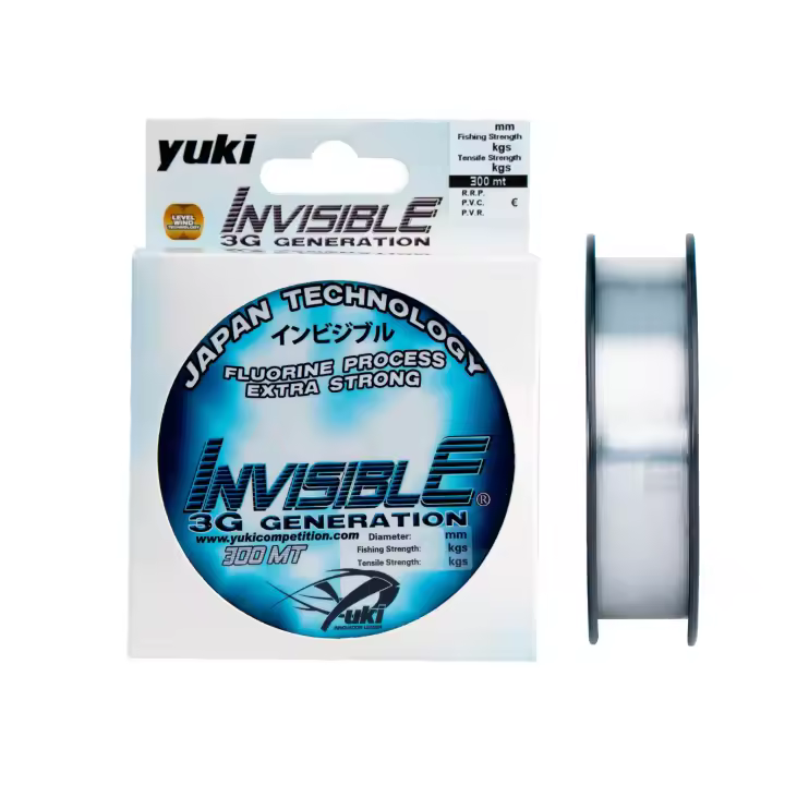 Invisible 300 M Hilos Pesca Fluorocarbón Yuki - 1
