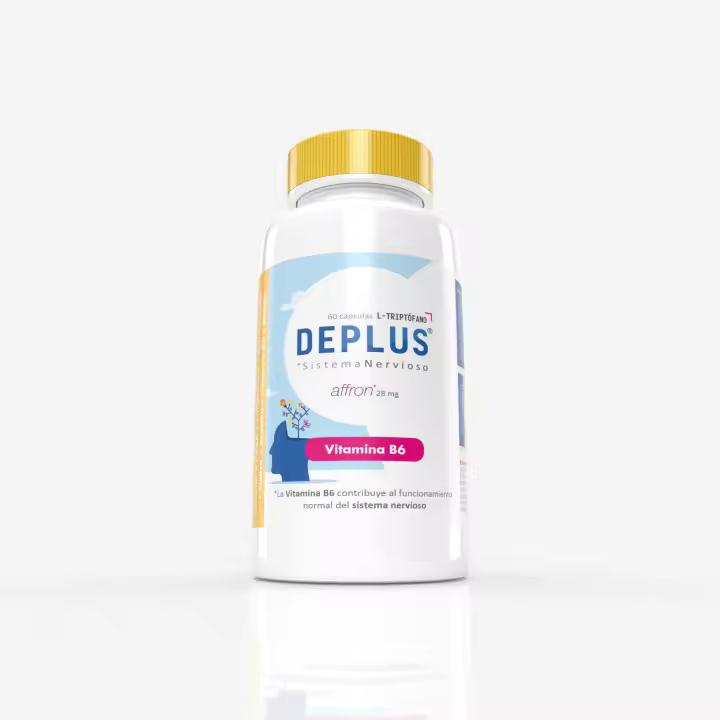 Deplus 60 cápsulas. Margan Biotech BACOPA  GABA  L-TRIPTÓFANO  ASHWAGANDHA  MELISA  AZAFRÁN  BIOTINA  VITAMINA B6 - 1