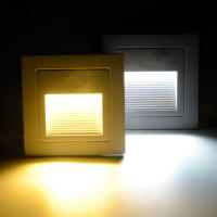 Lámpara De Pared LED 3W Impermeable Para Iluminación Nocturna Al Aire Libre En Exterior Ideal Para Escaleras Balcones Jardines Y Porches Con Caja Inferior Incluida Instalación Recessed - details 3