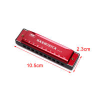 Harmonica De 10 Agujeros Organ Puzzle Instrumento Musical Para Principiantes Caja De Resina Material De Cobre Phosphor Bronce - details 3