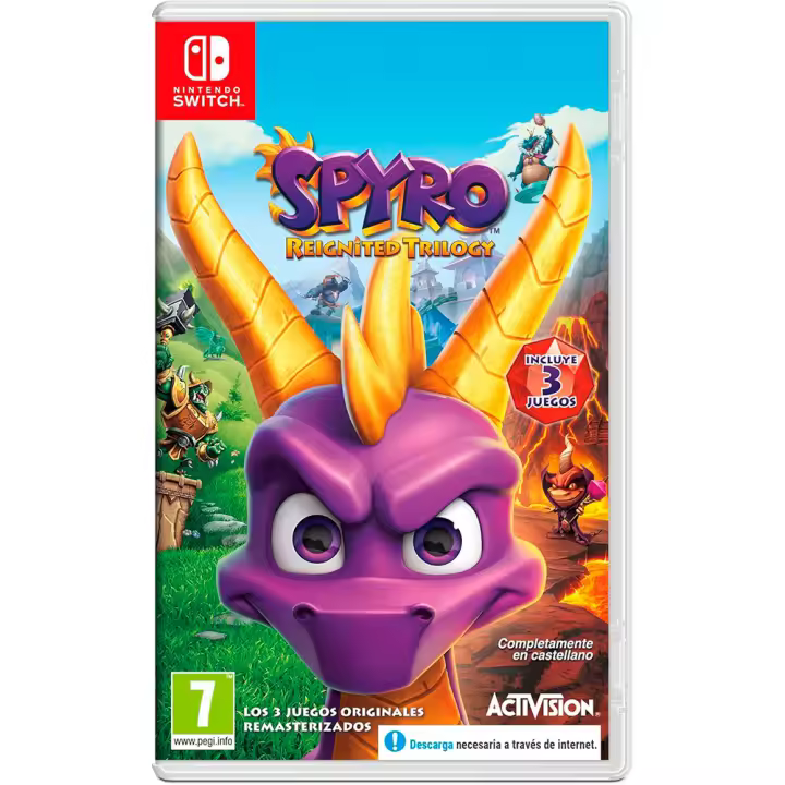 SPYRO REIGNITED TRILOGY Nintendo Switch - Nuevo a Estrenar - PAL España - Activision - Plaion - 1