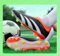 Zapatos De Fútbol Para Hombre TF/FG Uso Interior Botas De Campo Profesionales Entrenamiento Deportivo Suela De Goma Transpirables Talla True - details 20
