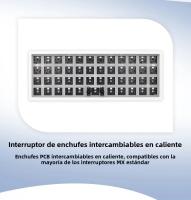 Teclado Mecánico RGB CSTC40 40% Con Software VIAL Hot Swappable Y Firmware De Macro Tipo C Planck Para Escritorio Y Laptop - details 8