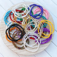 Vedawas Pulsera Bohemia Hecha a Mano Colorida Para Mujer Conjunto De 10/20/30/40/50 Piezas Accesorios Lindos Para Fiesta De Playa Vacaciones - details 0