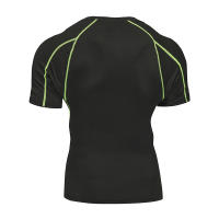 Camiseta De Correr Para Hombre Verano Deporte Fitness Sudadera Elástica Compresión T-Shirts De Poliéster Talla Verdadera Para Gimnasio Y Deportes - details 2